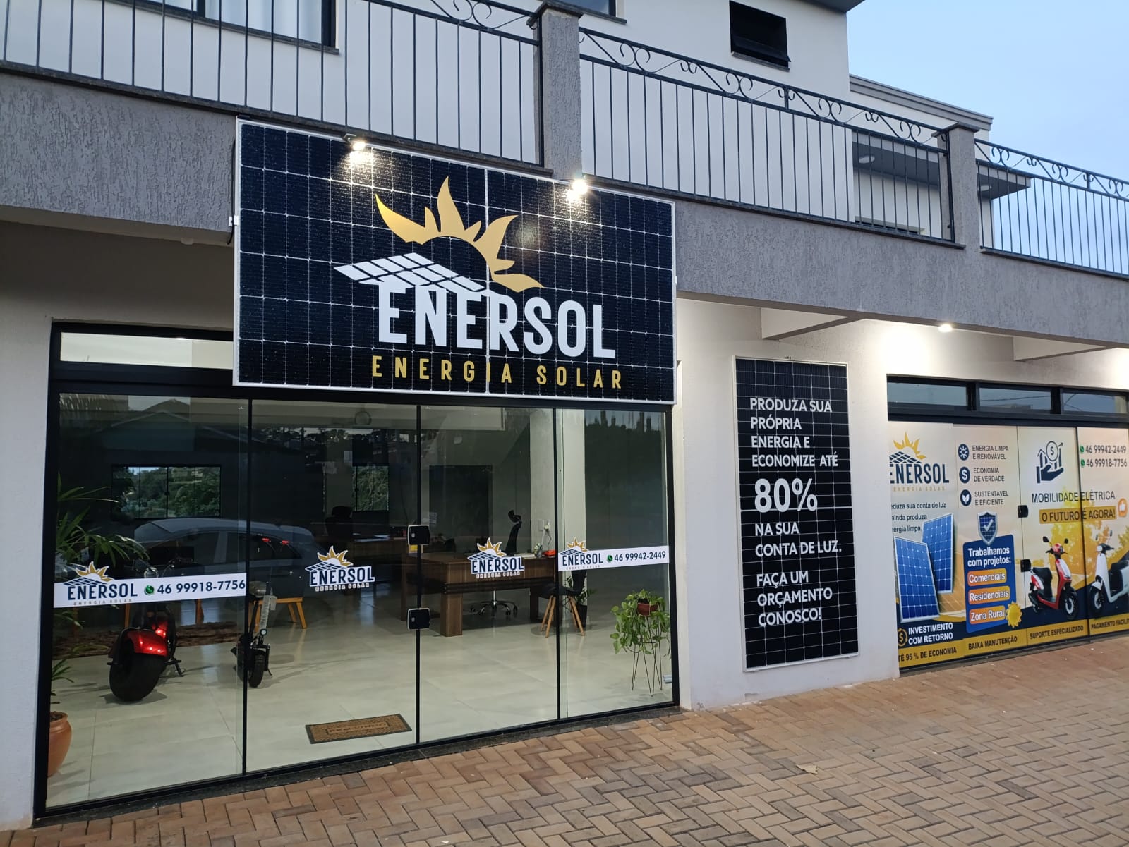 Loja Enersol em Realeza/PR
